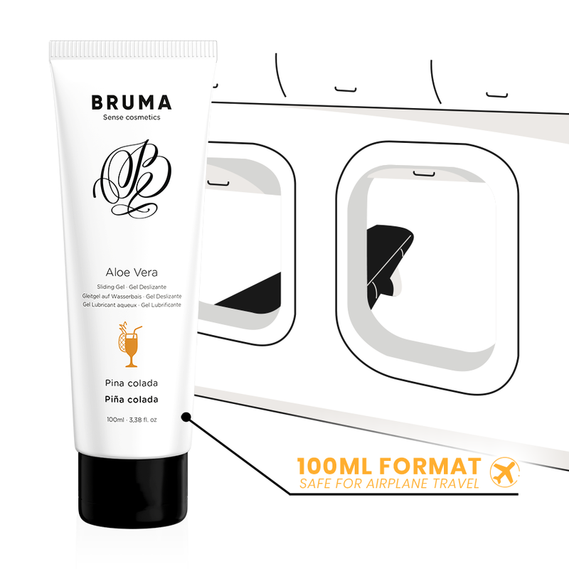 BRUMA - GEL DESLIZANTE CON ALOE VERA SABOR A PIÑA COLADA 100 ML - immagine 5