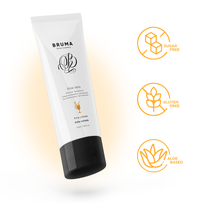 BRUMA - GEL DESLIZANTE CON ALOE VERA SABOR A PIÑA COLADA 100 ML - immagine 4