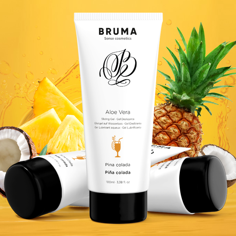 BRUMA - GEL DESLIZANTE CON ALOE VERA SABOR A PIÑA COLADA 100 ML - immagine 6