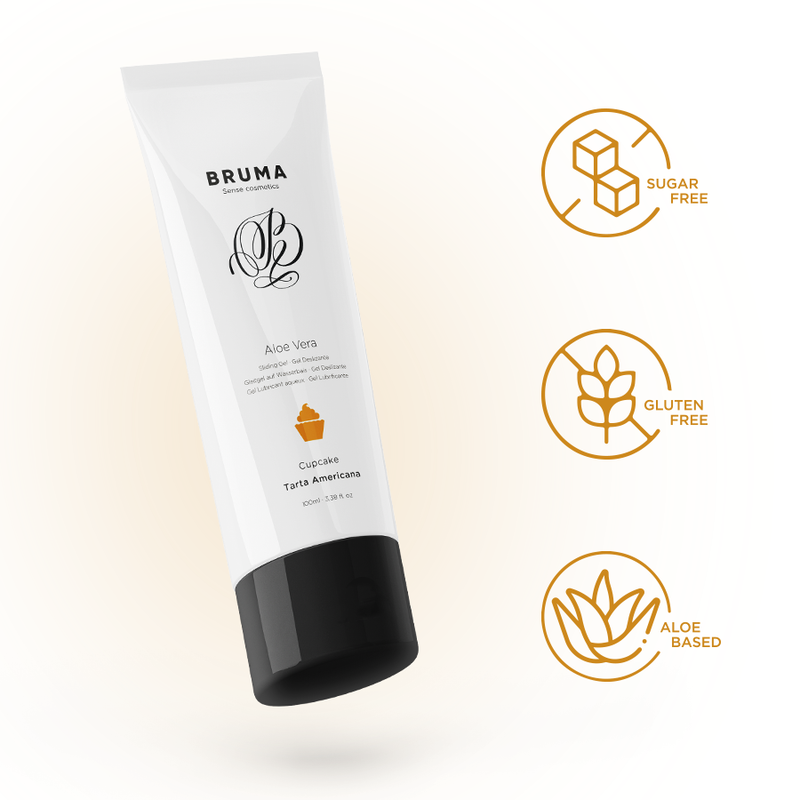 BRUMA - GEL DESLIZANTE CON ALOE VERA SABOR A TARTA AMERICANA 100 ML - immagine 4