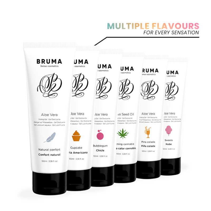 BRUMA - GEL DESLIZANTE CON ALOE VERA SABOR A TARTA AMERICANA 100 ML - immagine 7