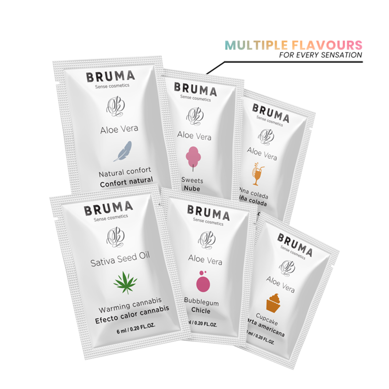 BRUMA - 6 ML GEL DESLIZANTE CON ALOE VERA SABOR A TARTA AMERICANA - immagine 6