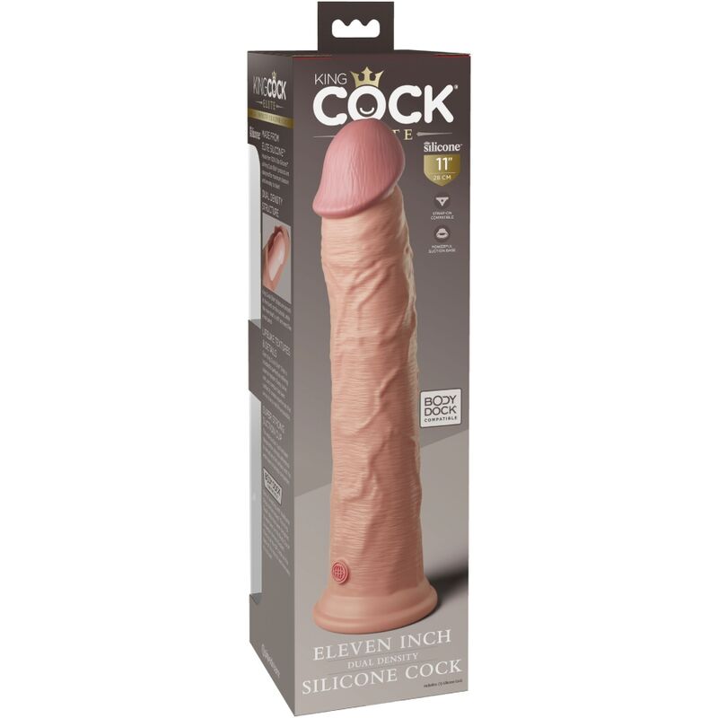 KING COCK - ELITE DILDO REALISTICO IN SILICONE 28 CM - immagine 2