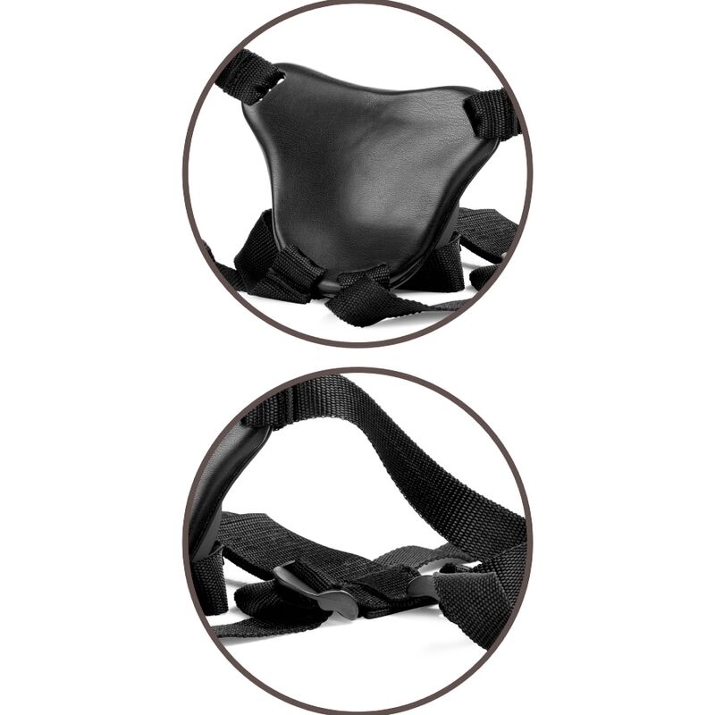 KING COCK - ELITE COMODA IMBRACATURA REGOLABILE CON DILDO 17.8 CM - immagine 4