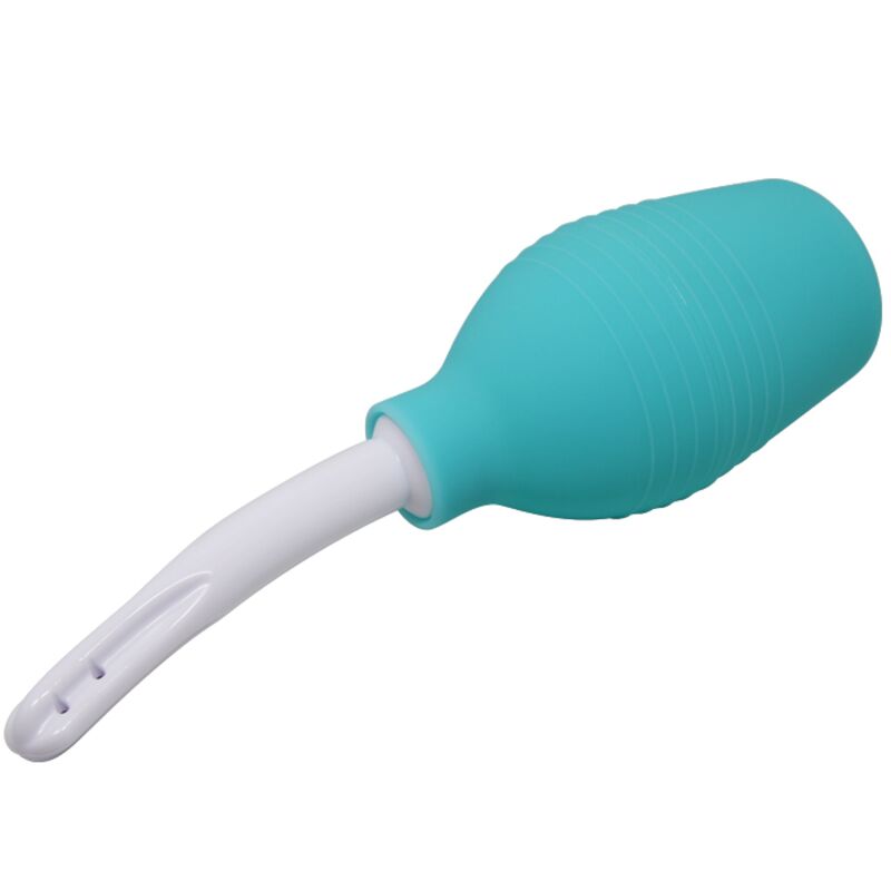 MR PLAY - DOCCIA ANALE IN GOMMA BLU PERA - immagine 3