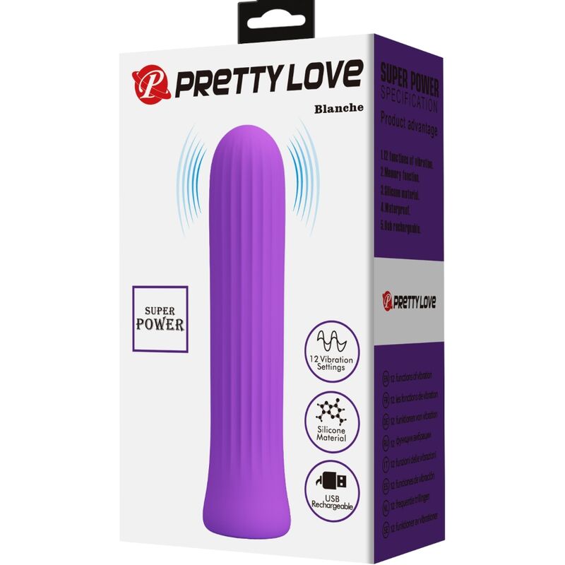 PRETTY LOVE - BLANCHE VIBRATORE STIMOLATORE LILLA - immagine 6