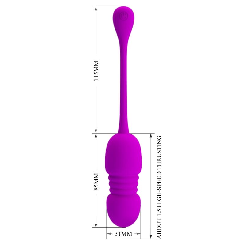 PRETTY LOVE - UOVO VIBRANTE RICARICABILE CALLIE VIOLA - immagine 6