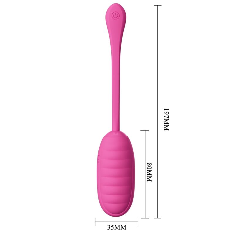 PRETTY LOVE - UOVO VIBRANTE RICARICABILE ROSA CATALINA - immagine 2