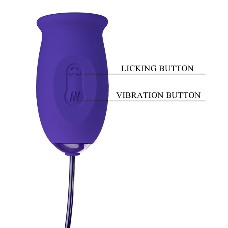 PRETTY LOVE - VIBRATORE STIMOLATORE RICARICABILE DAISY YOUTH VIOLETTO - immagine 5
