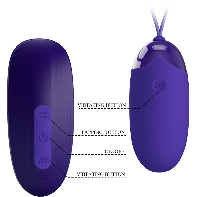 PRETTY LOVE - STIMOLATORE E UOVO PORTATILE - immagine 5