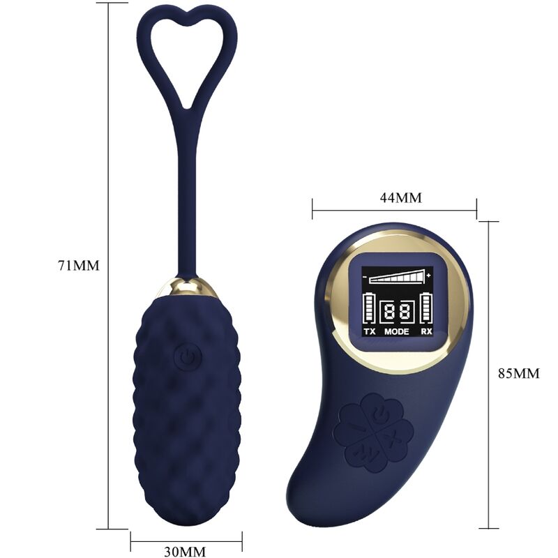 PRETTY LOVE - UOVO VIBRANTE CON TELECOMANDO BLU VIVIAN - immagine 6