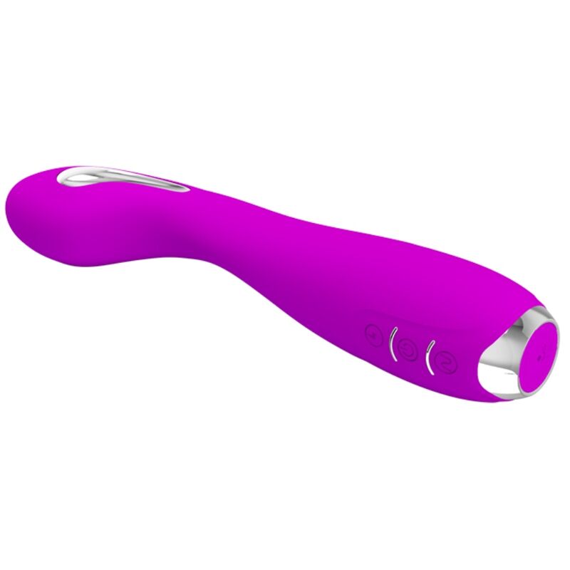 PRETTY LOVE - VIBRATORE ELETTROSHOCK RICARICABILE HECTOR IMPERMEABILE VIOLA - immagine 7
