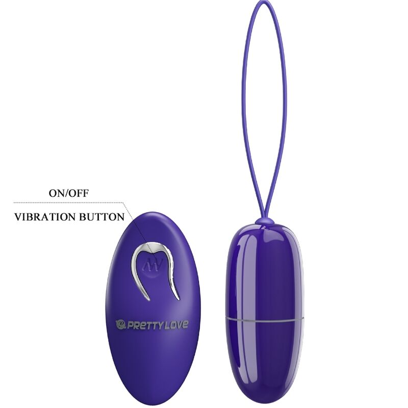 PRETTY LOVE - TELECOMANDO SELKIE YOUTH MINI UOVO VIBRANTE VIOLETTO - immagine 6