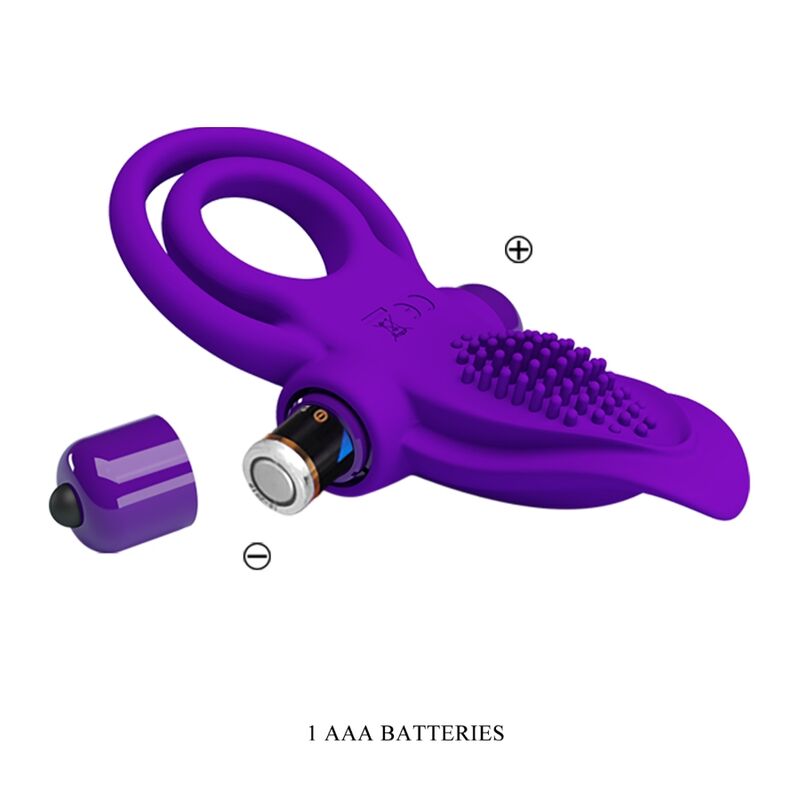 PRETTY LOVE - ANELLO VIBRANTE PER PENE VIOLA - immagine 3