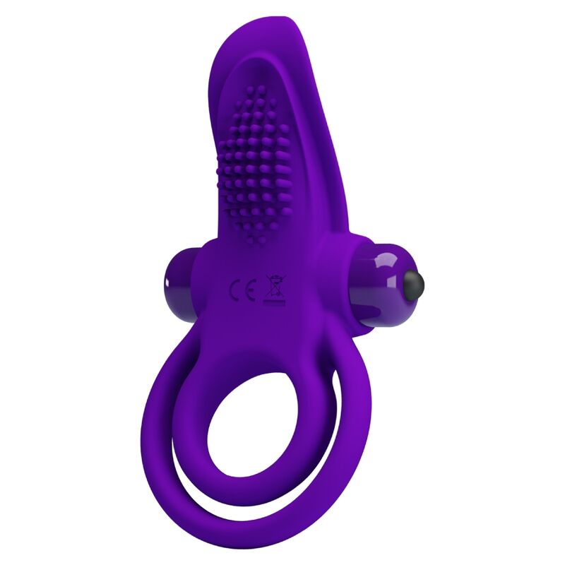 PRETTY LOVE - ANELLO VIBRANTE PER PENE VIOLA - immagine 7