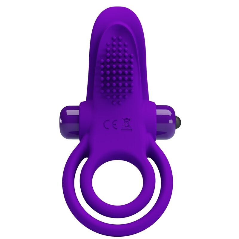 PRETTY LOVE - ANELLO VIBRANTE PER PENE VIOLA - immagine 5