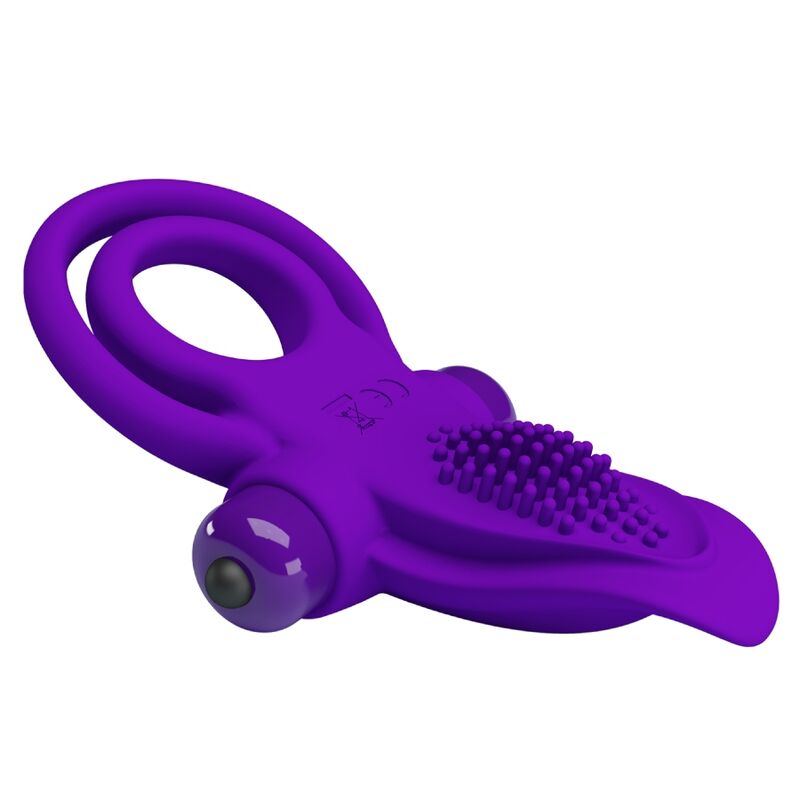 PRETTY LOVE - ANELLO VIBRANTE PER PENE VIOLA - immagine 4