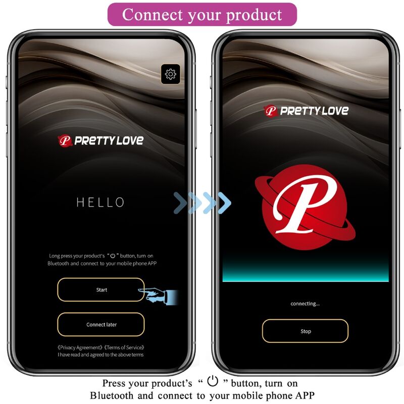 PRETTY LOVE - NINFA UOVO VIBRANTE APP CONTROLLATO VIOLA - immagine 10