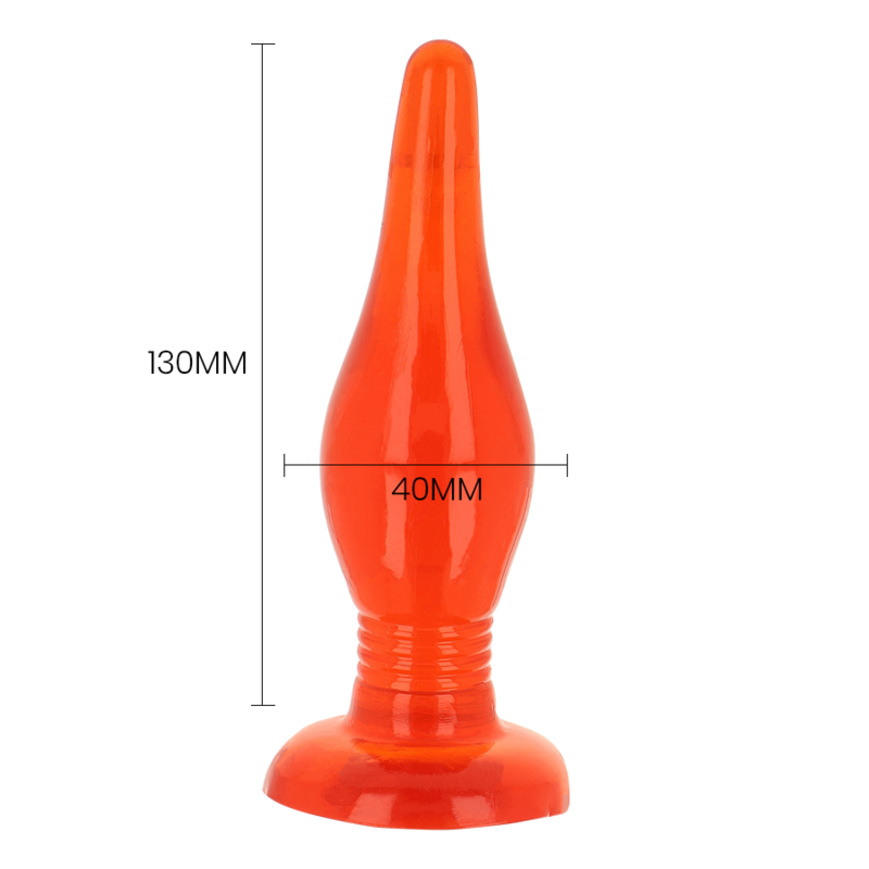 BAILE - PLUG ANAL TACTO SUAVE ROJO 14.2 CM - immagine 5
