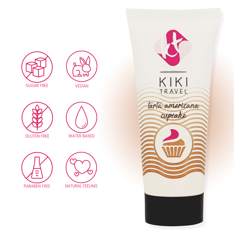 KIKÍ TRAVEL - GEL DESLIZANTE SABOR A TARTA AMERICANA CUPCAKE 50 ML - immagine 7