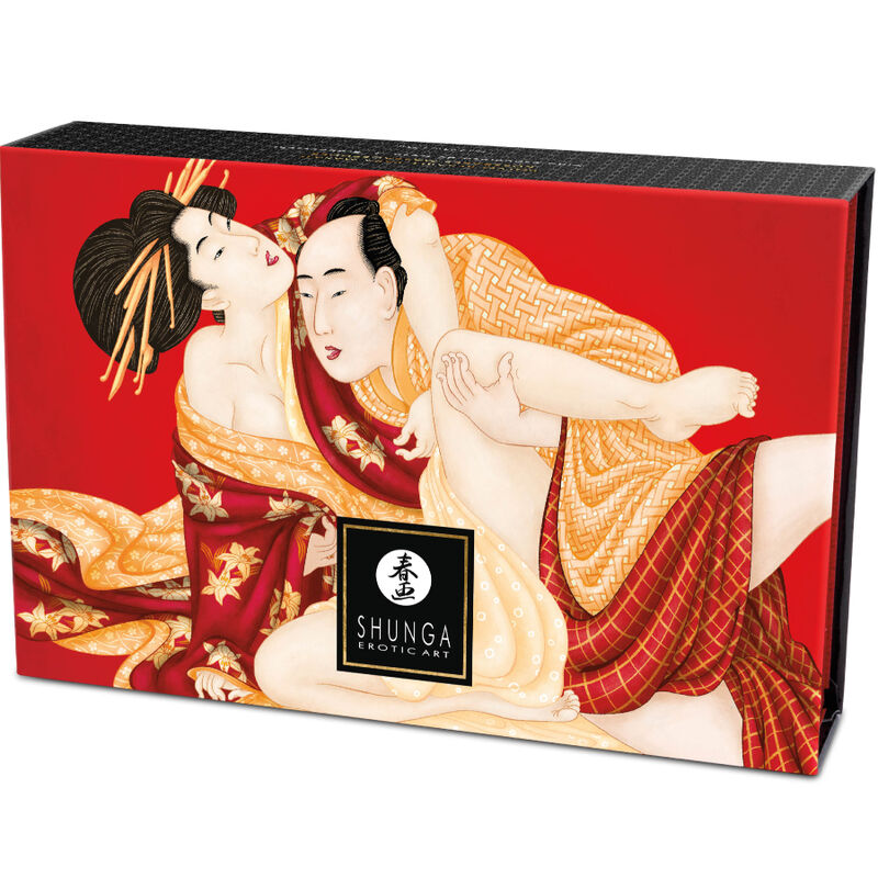 SHUNGA - KIT POLVERE DA MASSAGGIO COMMESTIBILE ALLA FRAGOLA - immagine 4