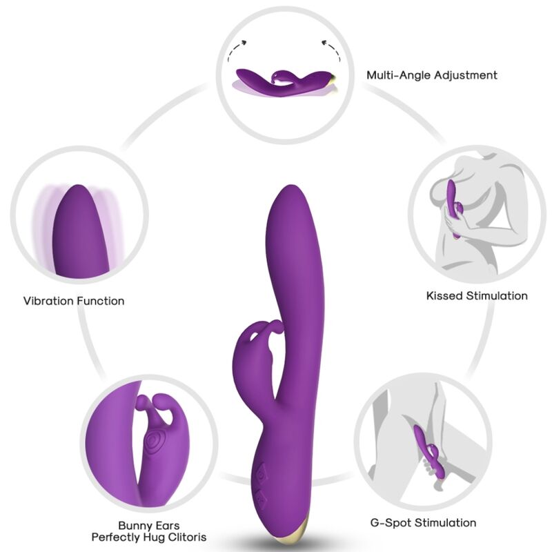 ARMONY - BONNIE VIBRATORE RABBIT VIOLA - immagine 4