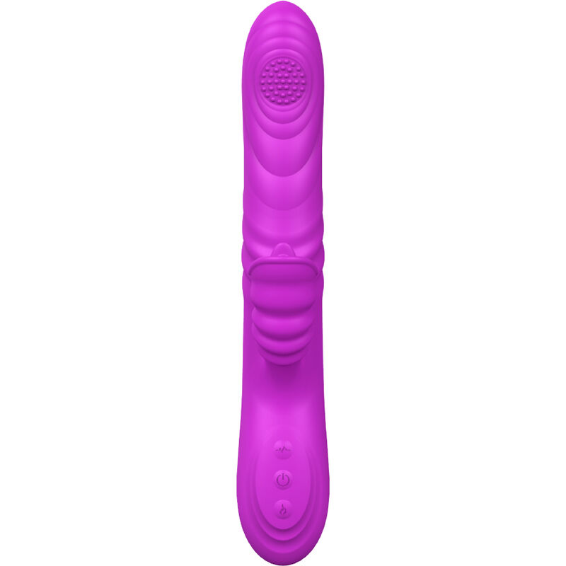 ARMONY - VIBRATORE MULTIFUNZIONE ANGELIA CON EFFETTO CALORE STIMOLANTE LINGUA VIOLA - immagine 6