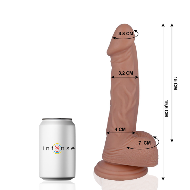 MR INTENSE - 16 PENE REALISTICO 19.6 CM -O- 3.2 CM - immagine 5