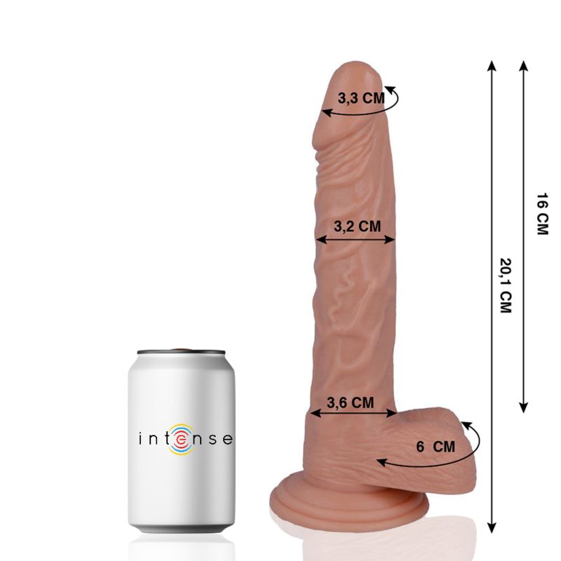 MR INTENSE - 21 PENE REALISTICO 20.1 CM -O- 3.2 CM - immagine 6