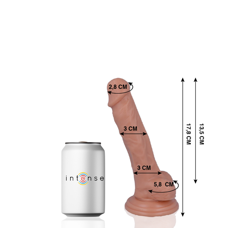 MR INTENSE - 9 PENE REALISTICO 17.8 CM -O- 3 CM - immagine 6