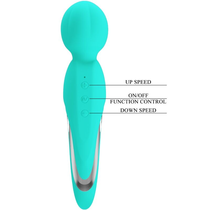 PRETTY LOVE - BACCHETTA VIBRANTE WALTER VERDE ACQUA - immagine 3