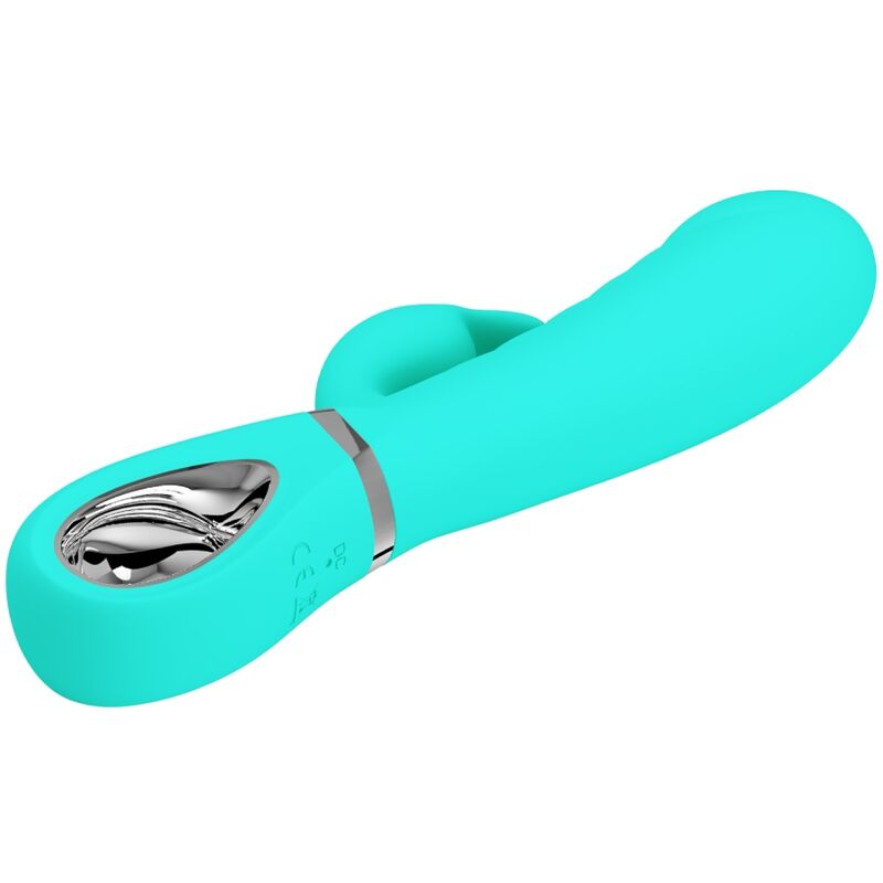 PRETTY LOVE - VIBRATORE MULTIFUNZIONE G-SPOT PRESCOTT VERDE ACQUA - immagine 3