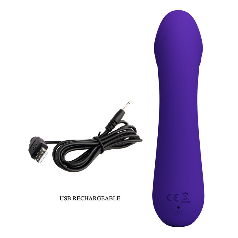 PRETTY LOVE - VIBRATORE RICARICABILE CETUS VIOLA - immagine 7