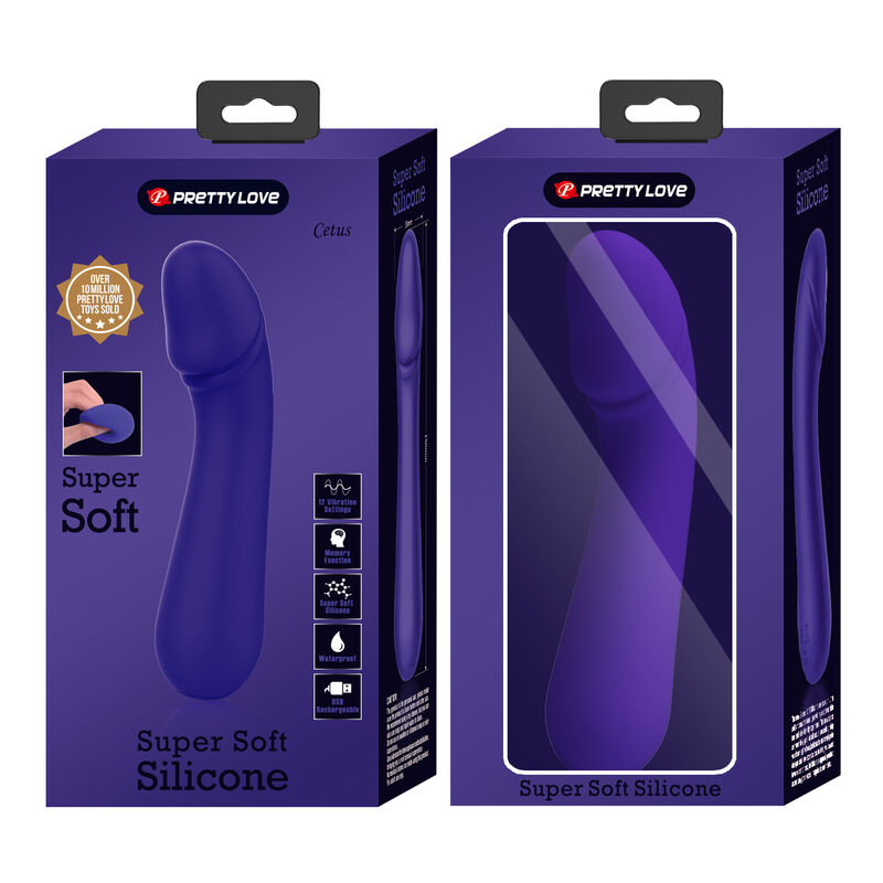 PRETTY LOVE - VIBRATORE RICARICABILE CETUS VIOLA - immagine 8