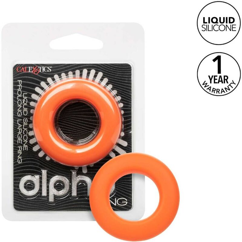 CALEXOTICS - ALPHA ANILLO PROLONG GRANDE NARANJA - immagine 2