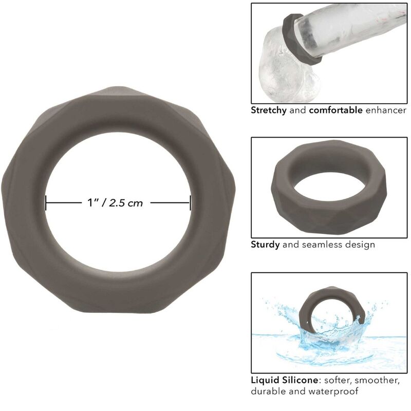 CALEXOTICS - ALPHA ANILLO PROLONG PRISMTICO GRIS - immagine 3