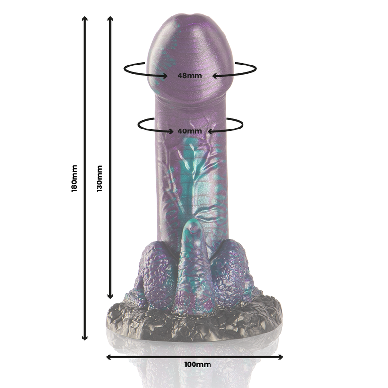 EPIC - DILDO BASILISCO DOPPIO PIACERE SCALE TAGLIA PICCOLA - immagine 3