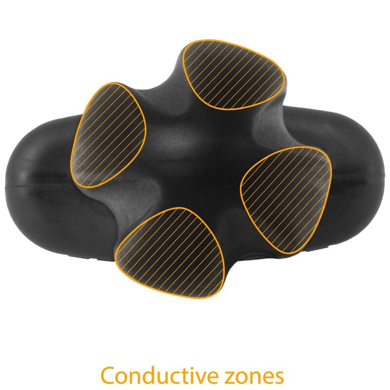 ELECTRASTIM - TARTARUS PLUG ANALE QUADRIPOLARE IN SILICONE NERO - immagine 3