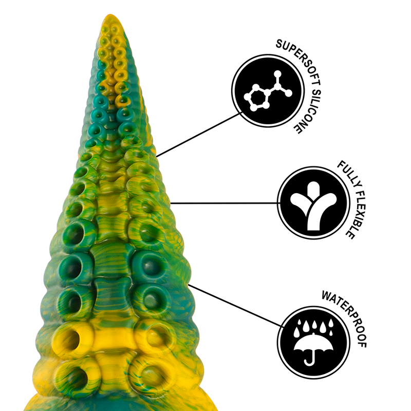 EPIC - DILDO TENTACOLO VERDE CETUS TAGLIA PICCOLA - immagine 6