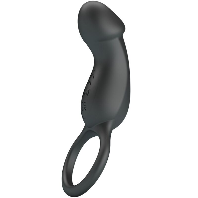 PRETTY LOVE - ANELLO ANALE E VIBRATORE WARREN BLACK - immagine 6