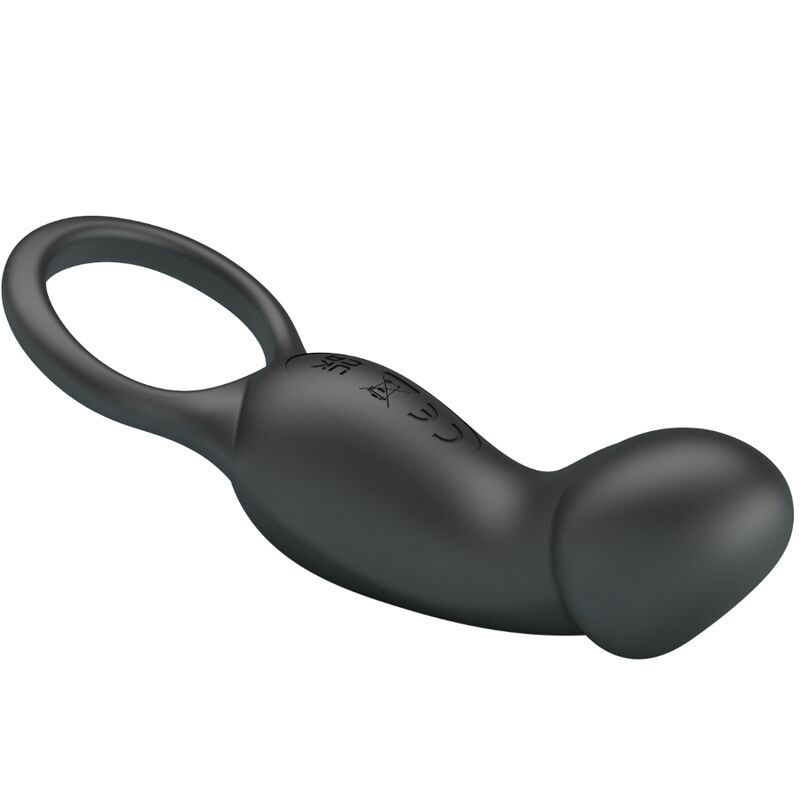 PRETTY LOVE - ANELLO ANALE E VIBRATORE WARREN BLACK - immagine 2
