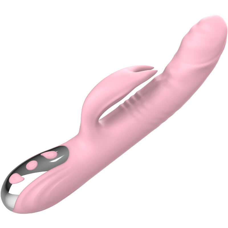 ARMONY - VIBRATORE COMPLETAMENTE FINGER RABBIT ROSA EFFETTO CALORE - immagine 4