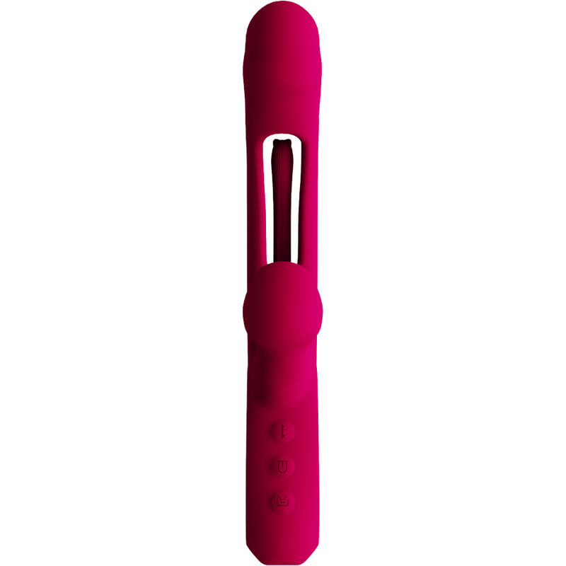 ARMONY - VIBRATORE IMPACT SWING E DOPPIO STIMOLATORE MODELLO 2 BORDEAUX - immagine 2