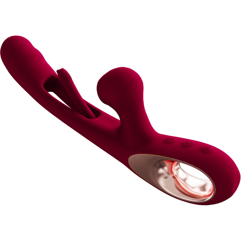 ARMONY - VIBRATORE IMPACT SWING E DOPPIO STIMOLATORE MODELLO 2 BORDEAUX - immagine 3