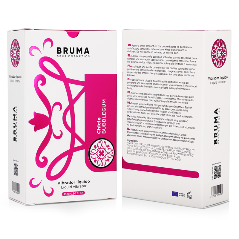 BRUMA - VIBRATORE LIQUIDO BUBBLEGUM ULTRA SCORREVOLE 15 ML - immagine 5