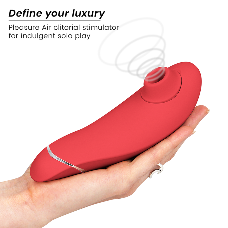 WOMANIZER - PREMIUM 2 STIMOLATORE CLITORALE LAMPONE - immagine 4