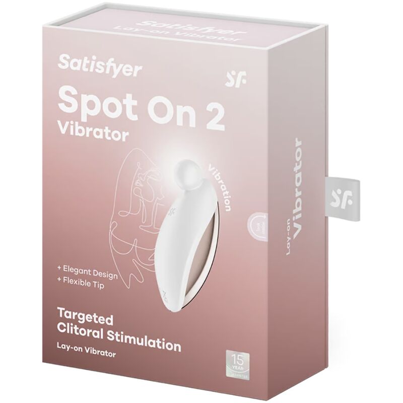 SATISFYER - SPOT ON 2 VIBRATORE LAY-ON BIANCO - immagine 4