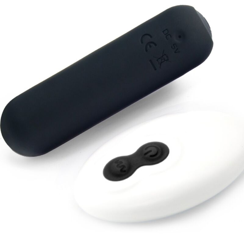 ARMONY - SPLASH JOIE VIBRATORE BULLET IN SILICONE TELECOMANDO 10 VIBRAZIONI 75 X 19 CM NERO - immagine 3