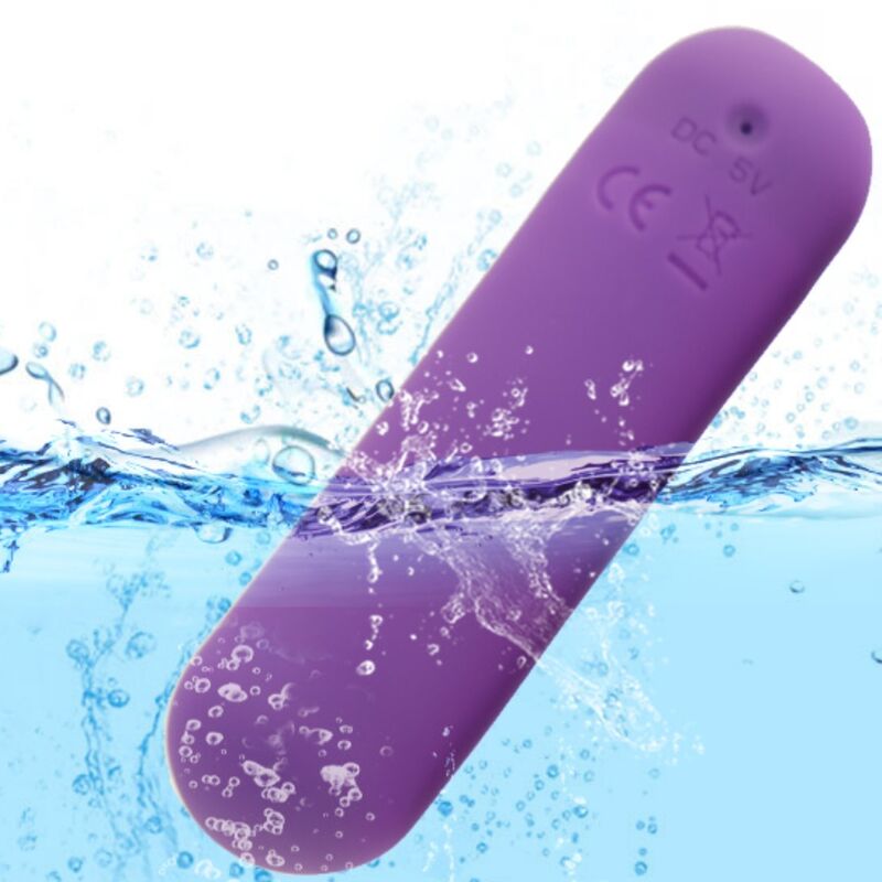ARMONY - SPLASH JOIE VIBRATORE BULLET TELECOMANDO IN SILICONE 10 VIBRAZIONI 75 X 19 CM VIOLA - immagine 3