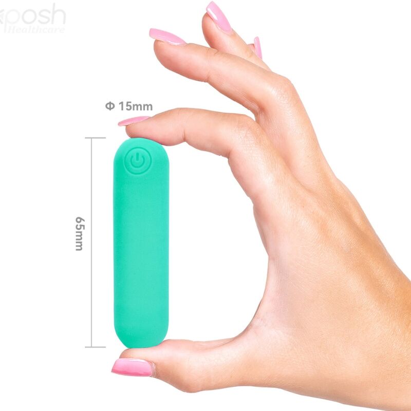 ARMONY - SPLASH JOLINE VIBRATORE BULLET IN SILICONE TELECOMANDO 10 VIBRAZIONI 65 X 15 CM VERDE - immagine 5